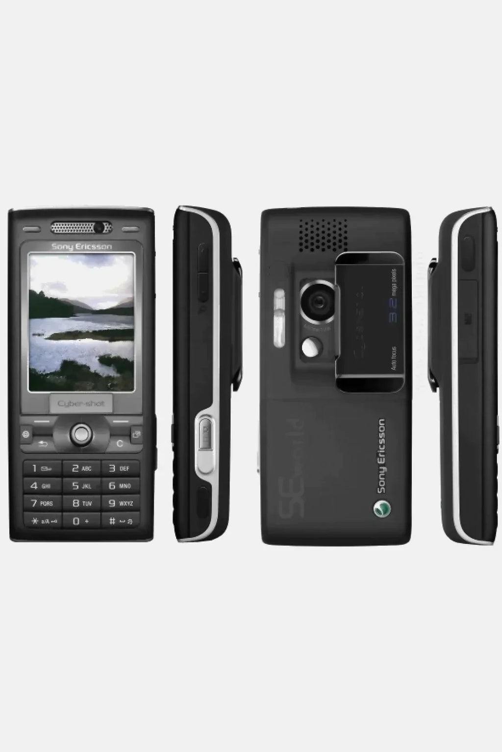 Sony Ericsson K800i Black Vintage Mobile