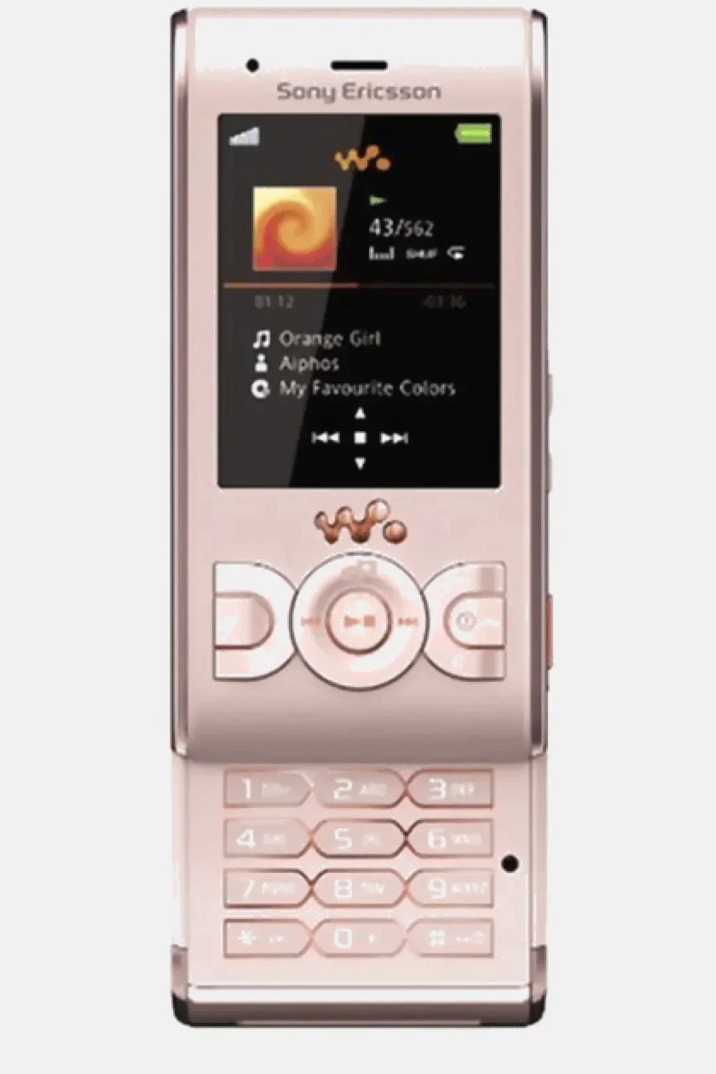 Sony Ericsson W595 Rose Vintage Mobile