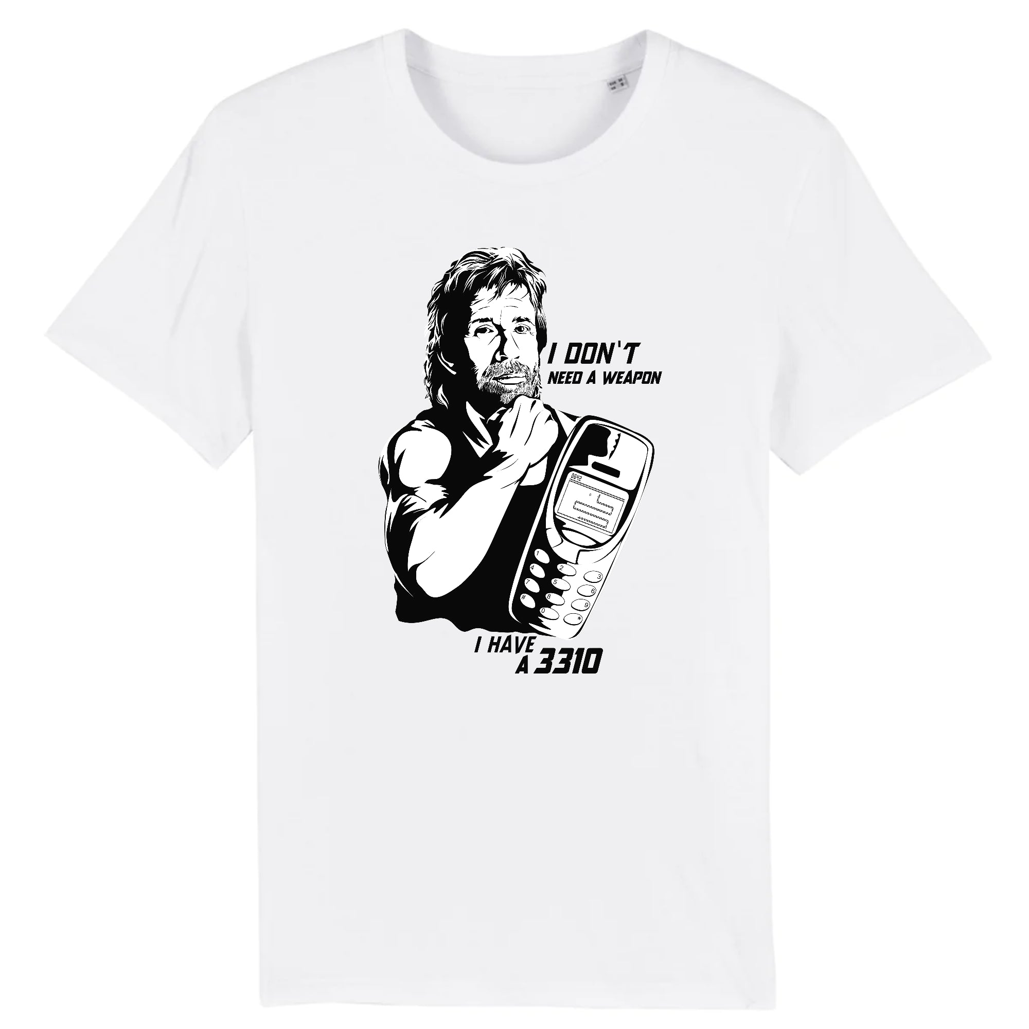 Tshirt i Don't Need a Weapon 3310 T-Pop