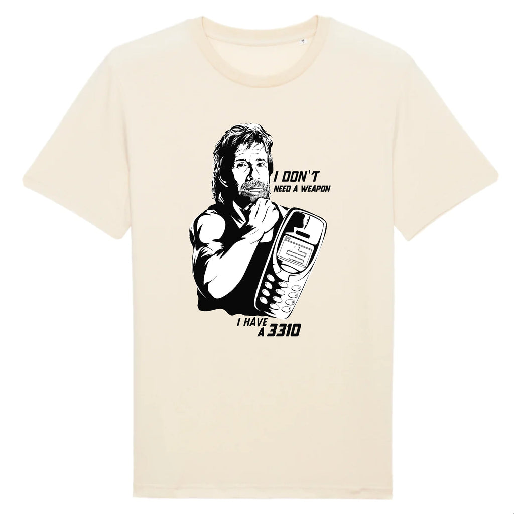 Tshirt i Don't Need a Weapon 3310 T-Pop