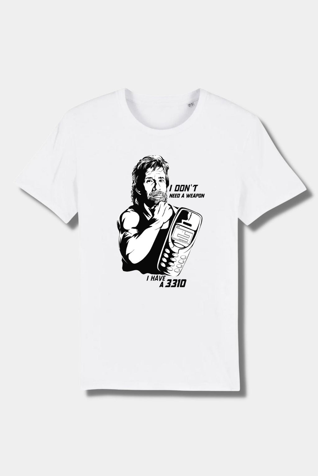 Tshirt i Don't Need a Weapon 3310 T-Pop