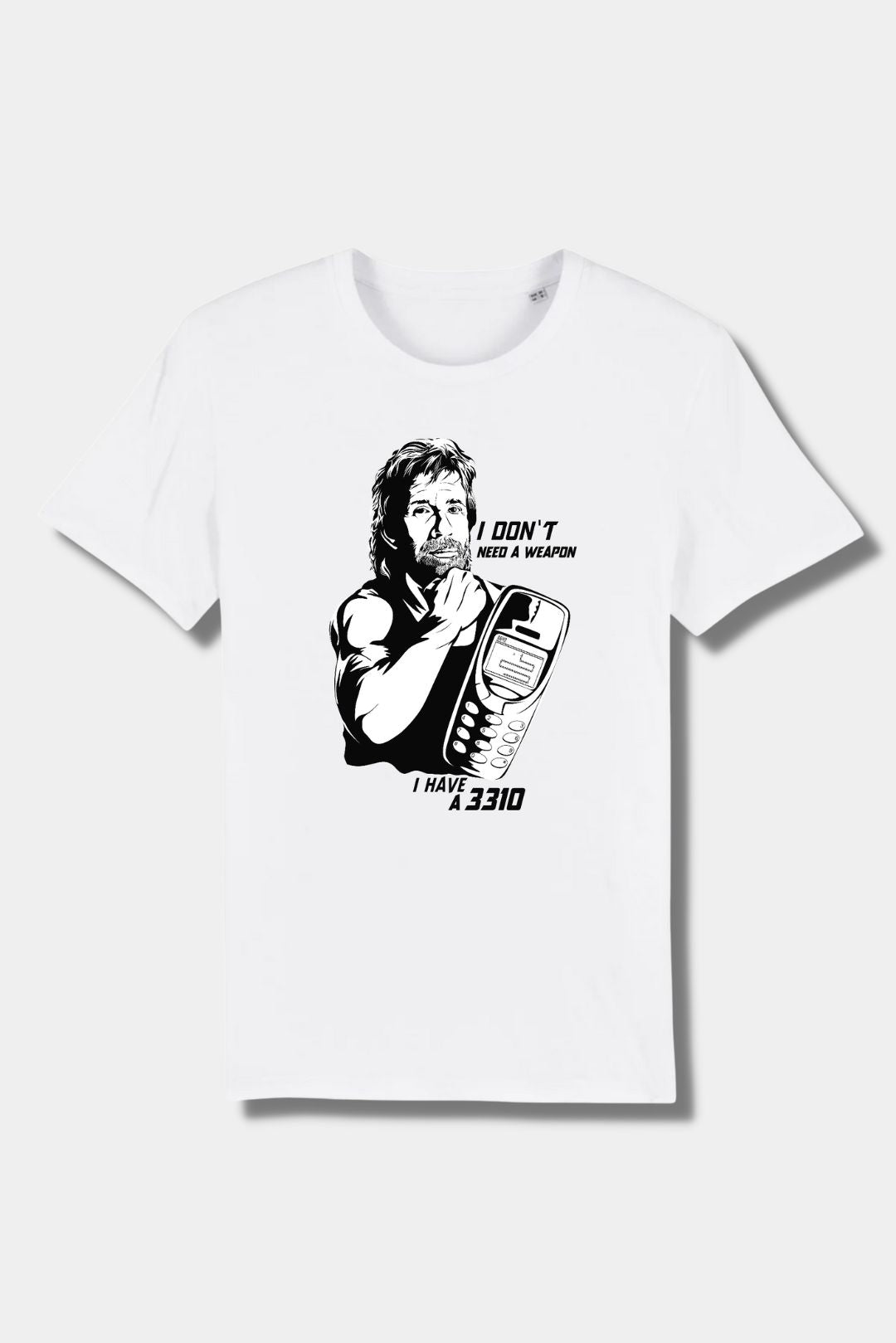 Tshirt i Don't Need a Weapon 3310 T-Pop