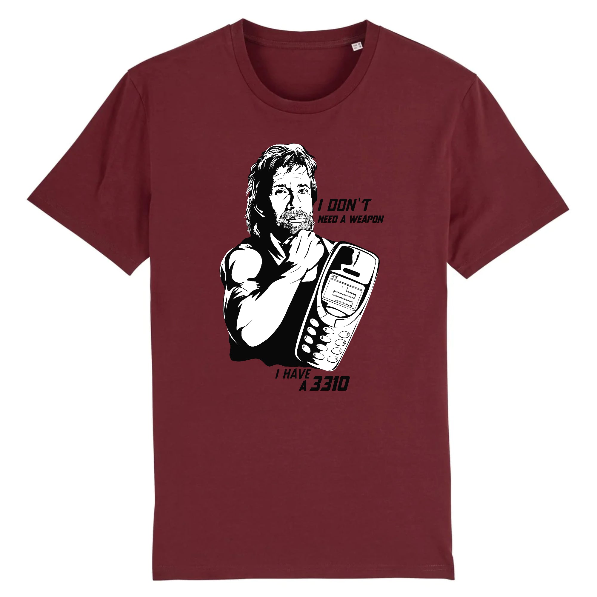 Tshirt i Don't Need a Weapon 3310 T-Pop