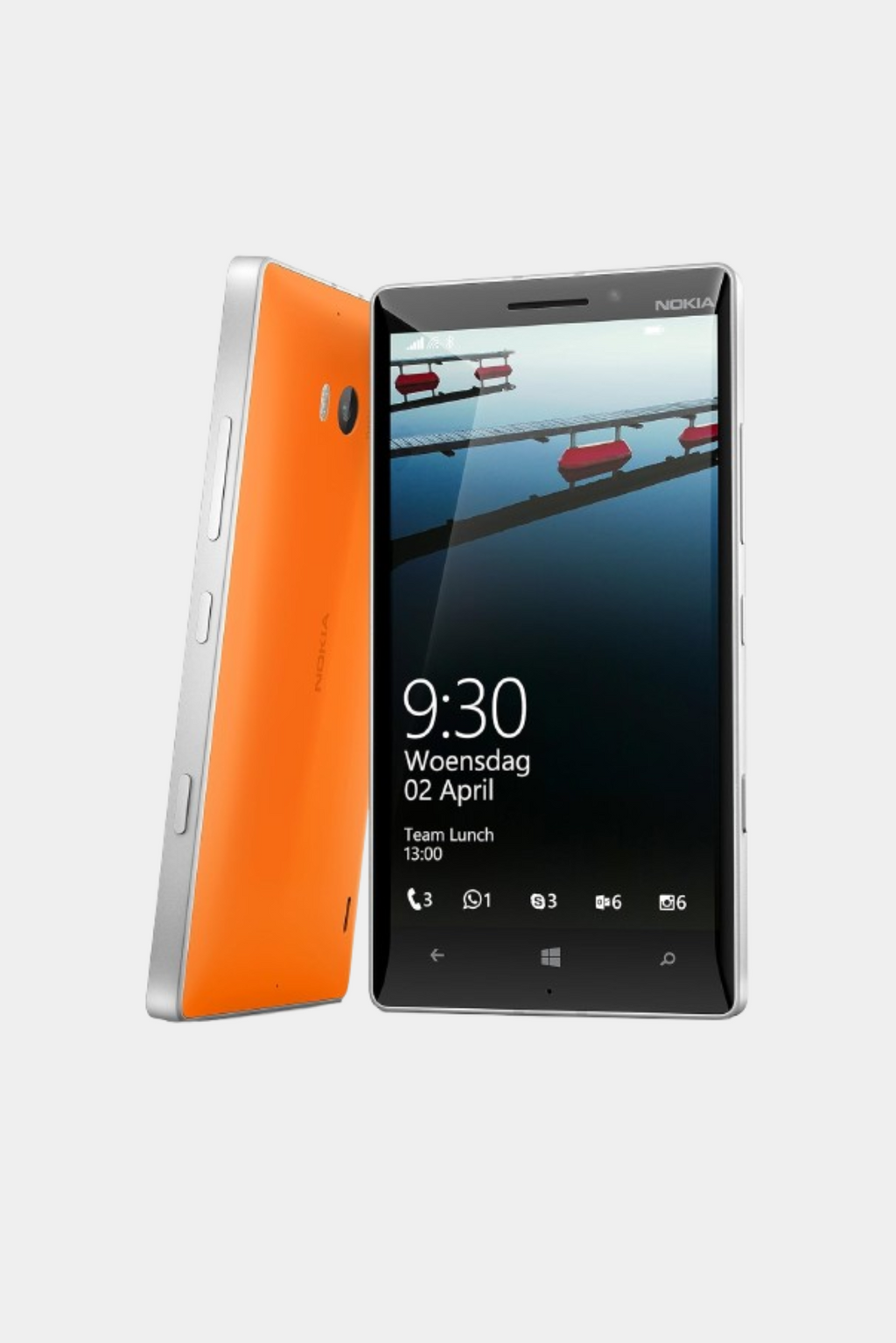 Nokia Lumia 930 Orange Vintage Mobile