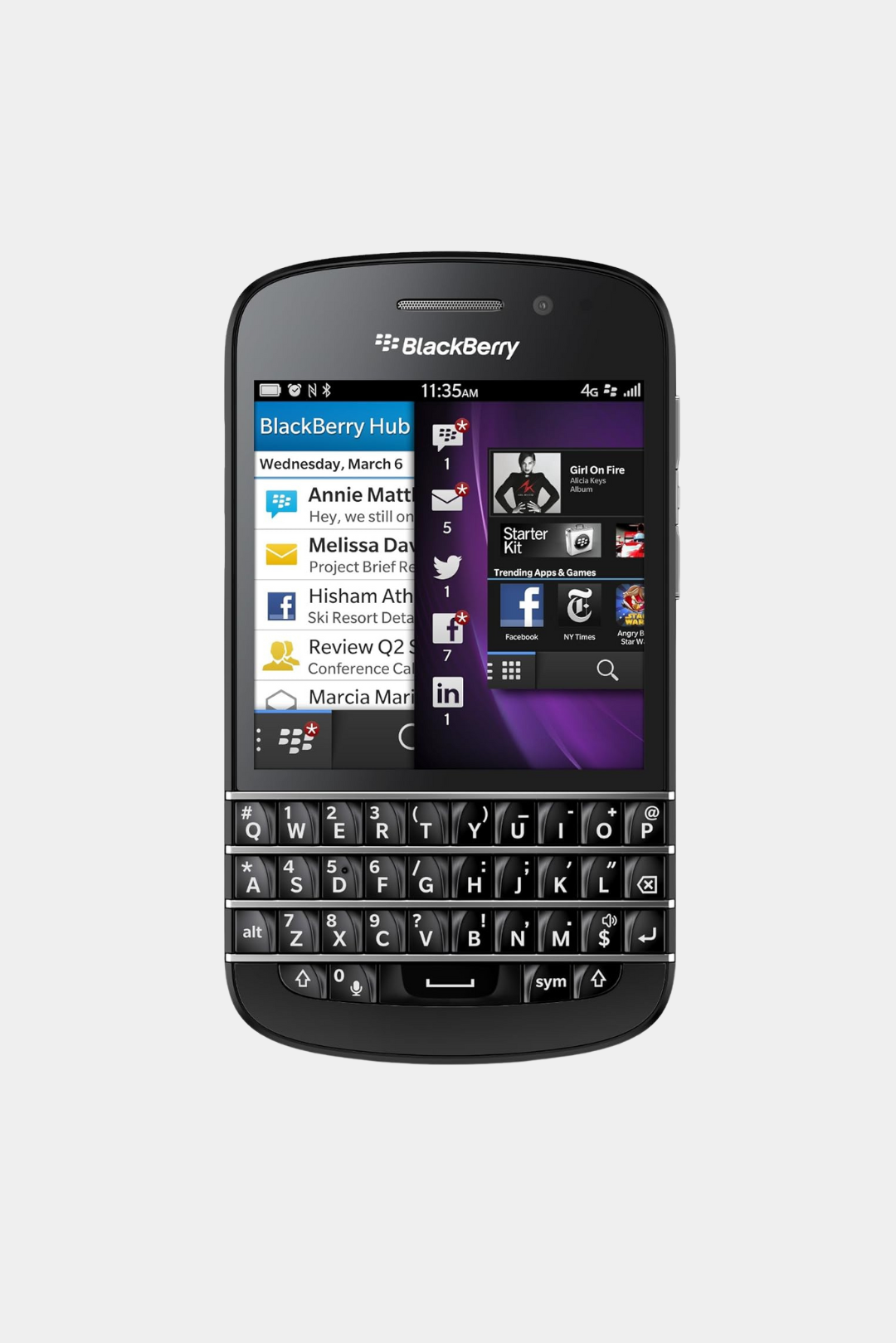 Blackberry Q10 NOIR Vintage Mobile