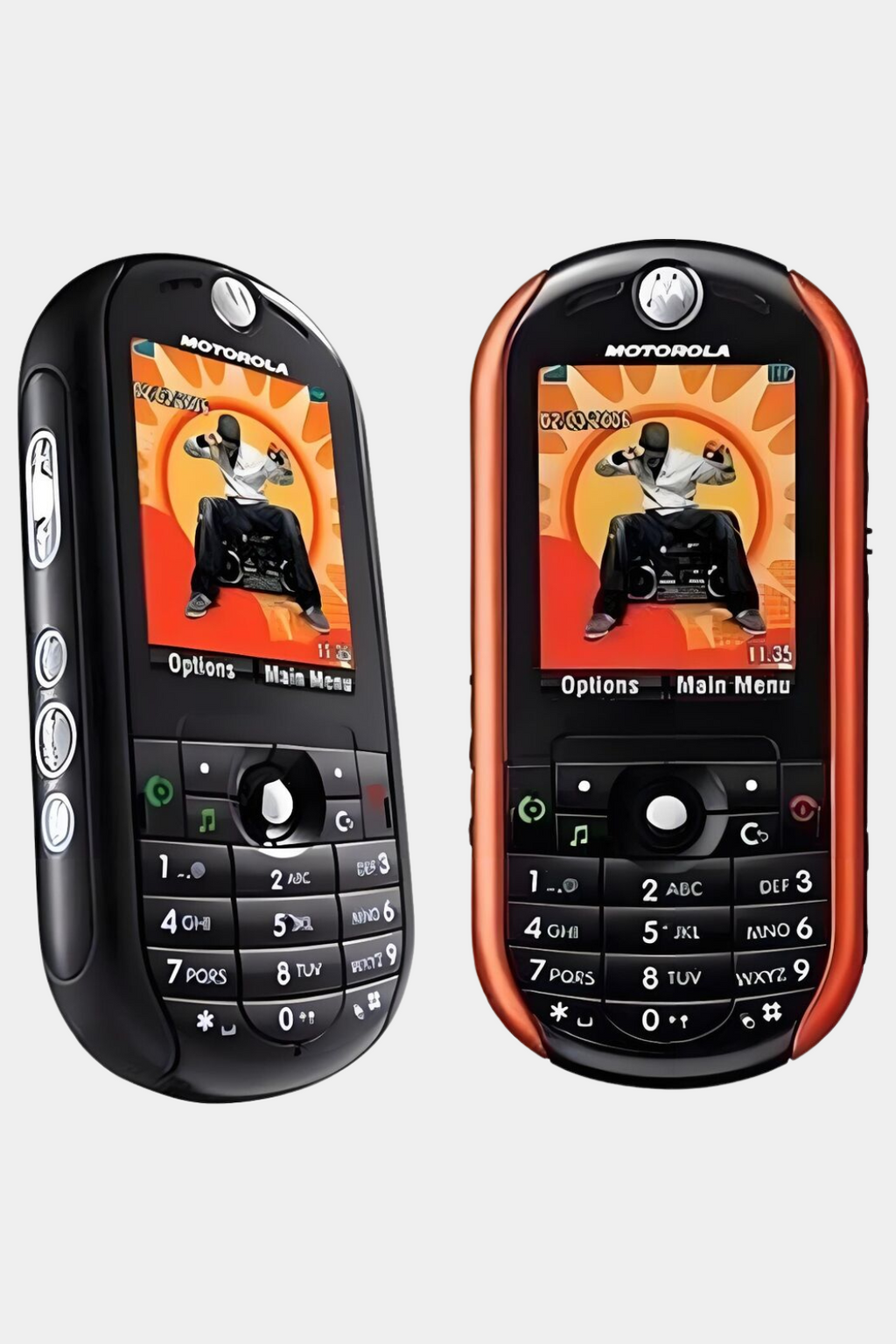 Motorola ROKR E2 Orange Vintage Mobile