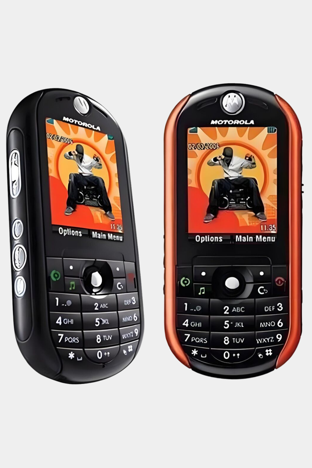 Motorola ROKR E2 Orange Vintage Mobile