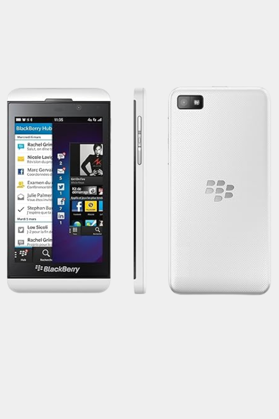 BlackBerry Bold Z10 White Vintage Mobile