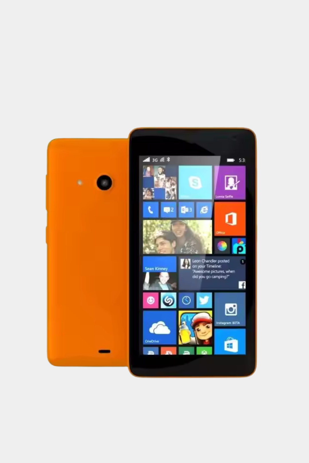 Nokia Lumia 535 Orange Vintage Mobile