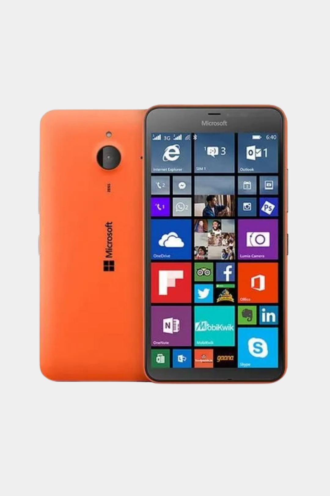 Nokia Lumia 640XL Orange Vintage Mobile