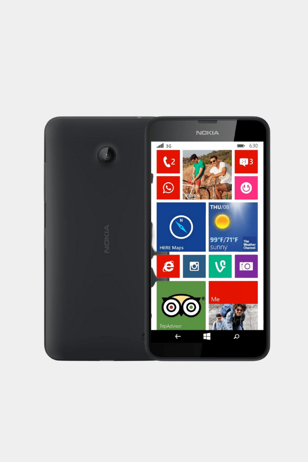 Nokia Lumia 630 Black Vintage Mobile