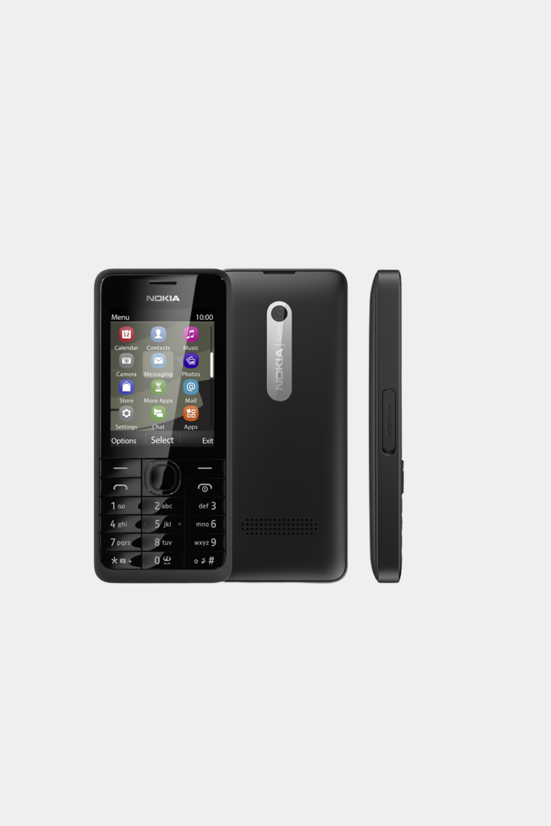 Nokia 301 Black Vintage Mobile