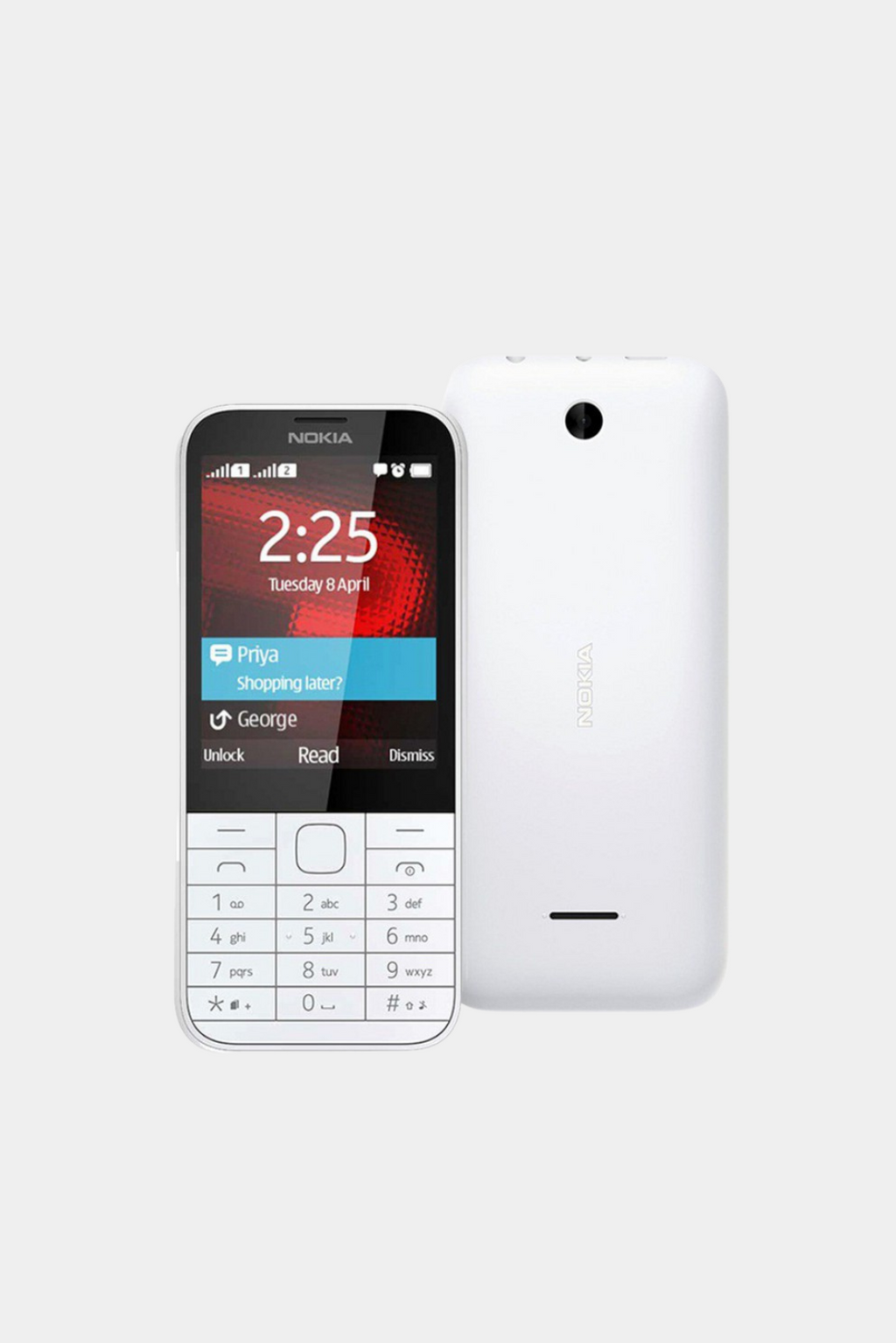 Nokia 225 Blanc Vintage Mobile
