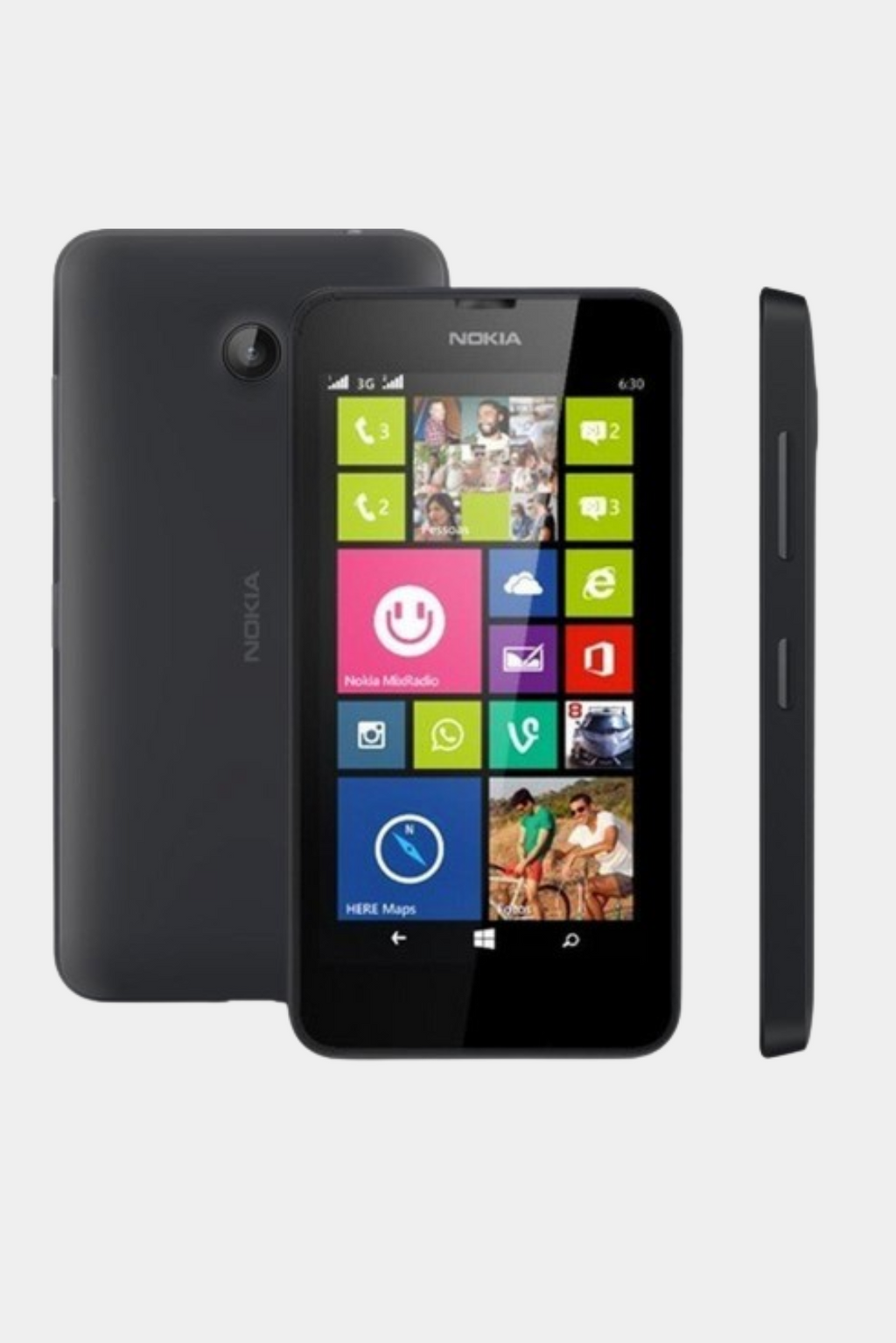 Nokia Lumia 630 Black Vintage Mobile