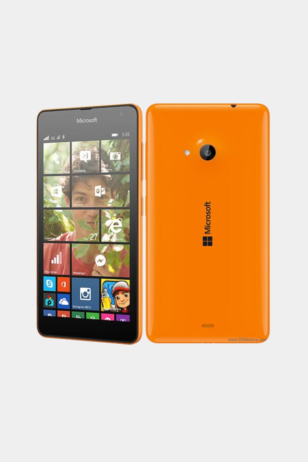 Nokia Lumia 535 Orange Vintage Mobile