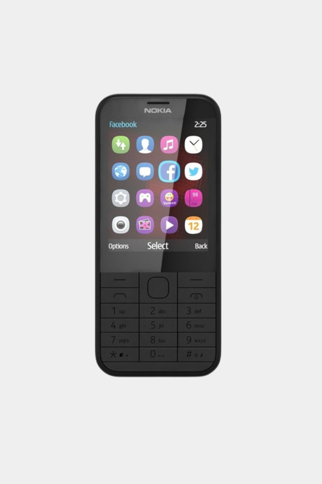Nokia 225 Black Vintage Mobile