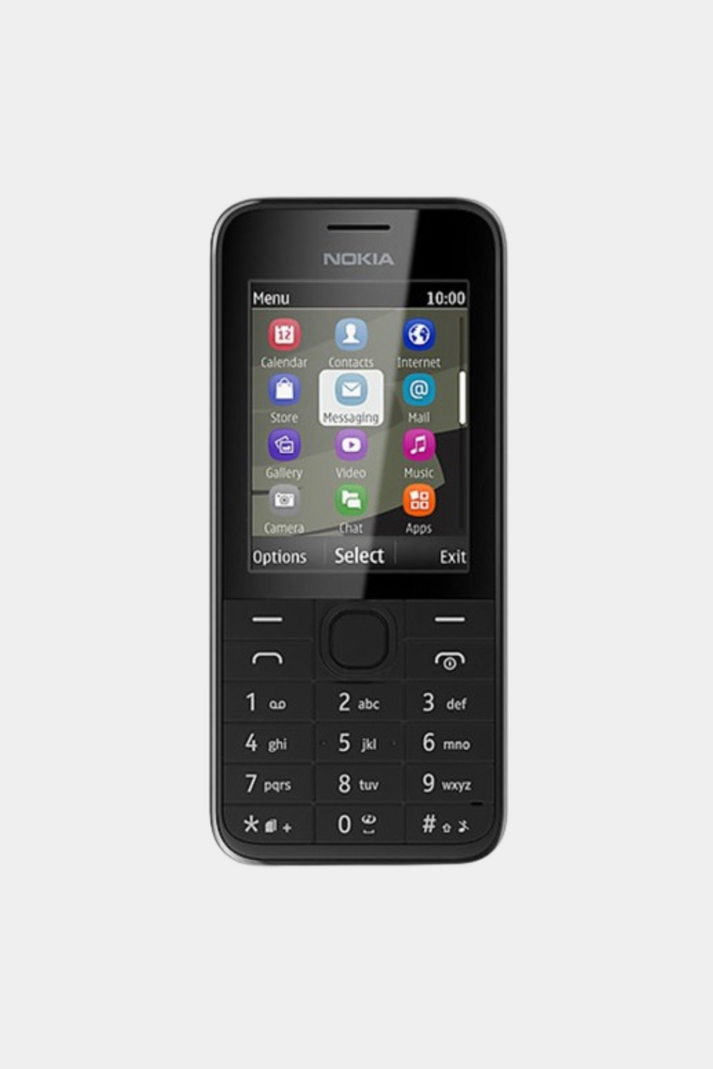 Nokia 208 Black Vintage Mobile