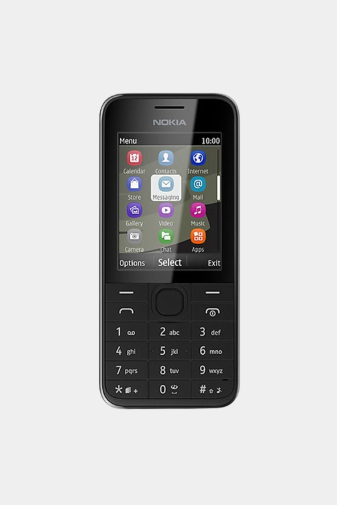 Nokia 208 Black Vintage Mobile