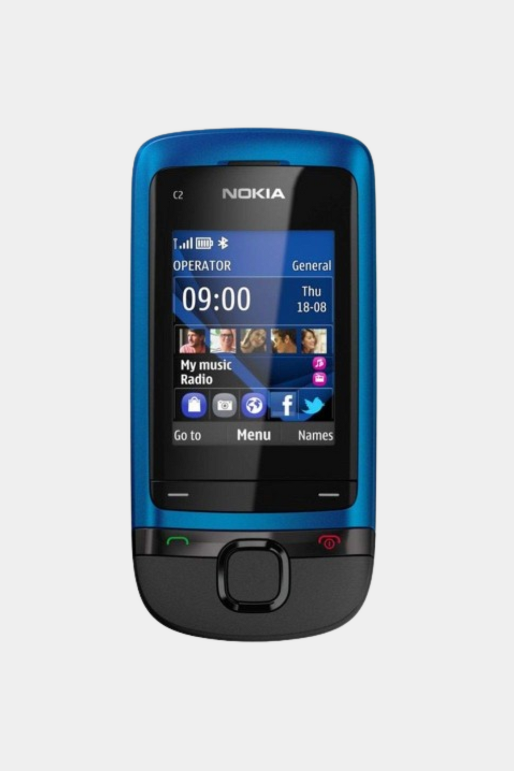Nokia C2-05 Bleu Vintage Mobile