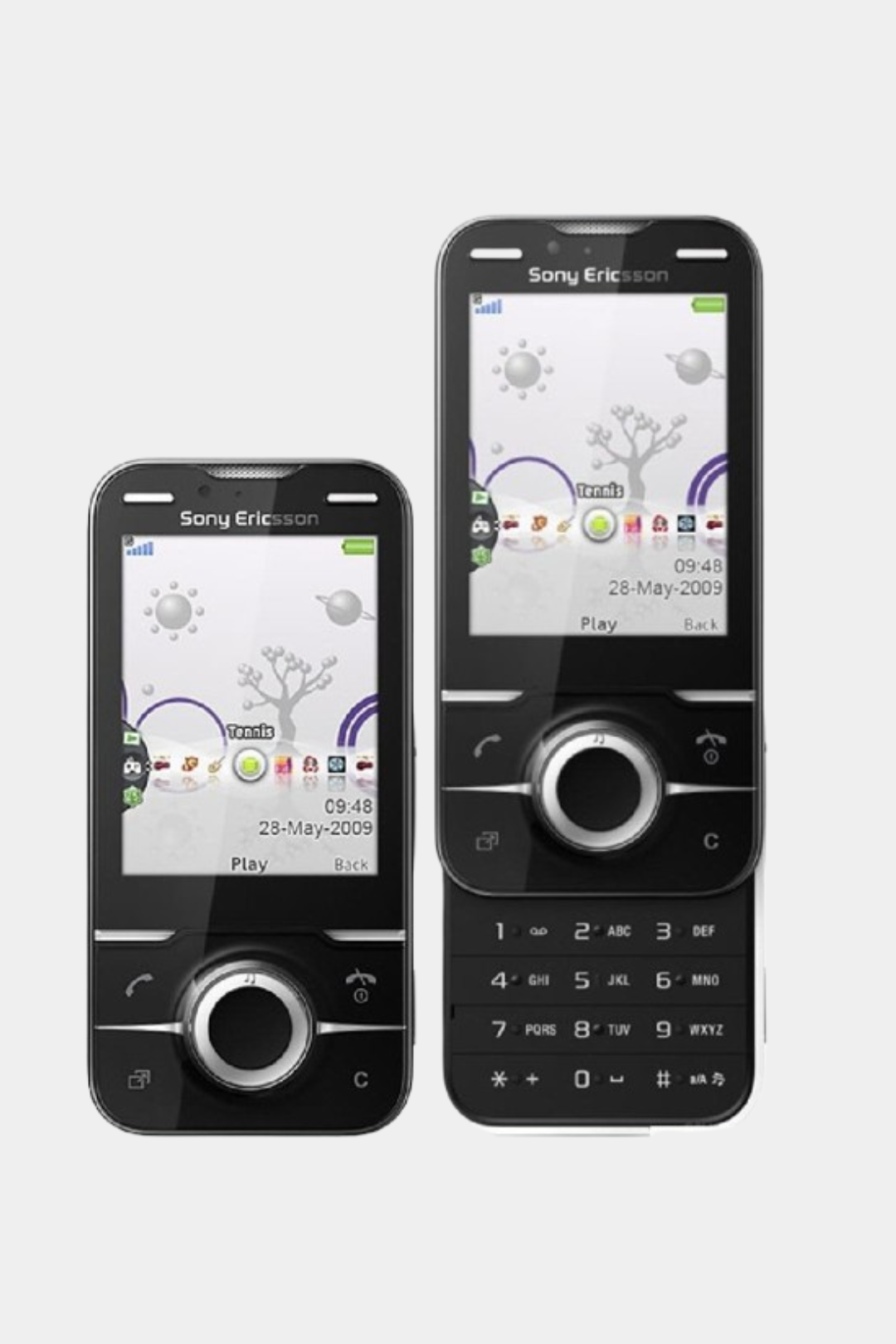 Sony Ericsson U100 Noir Vintage Mobile