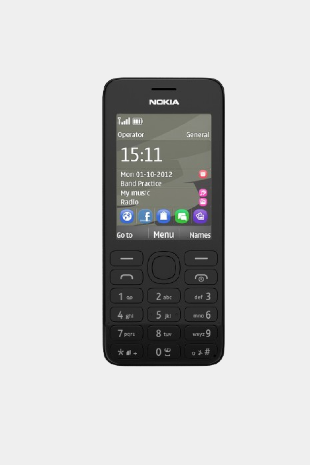 Nokia 206 Vintage Mobile
