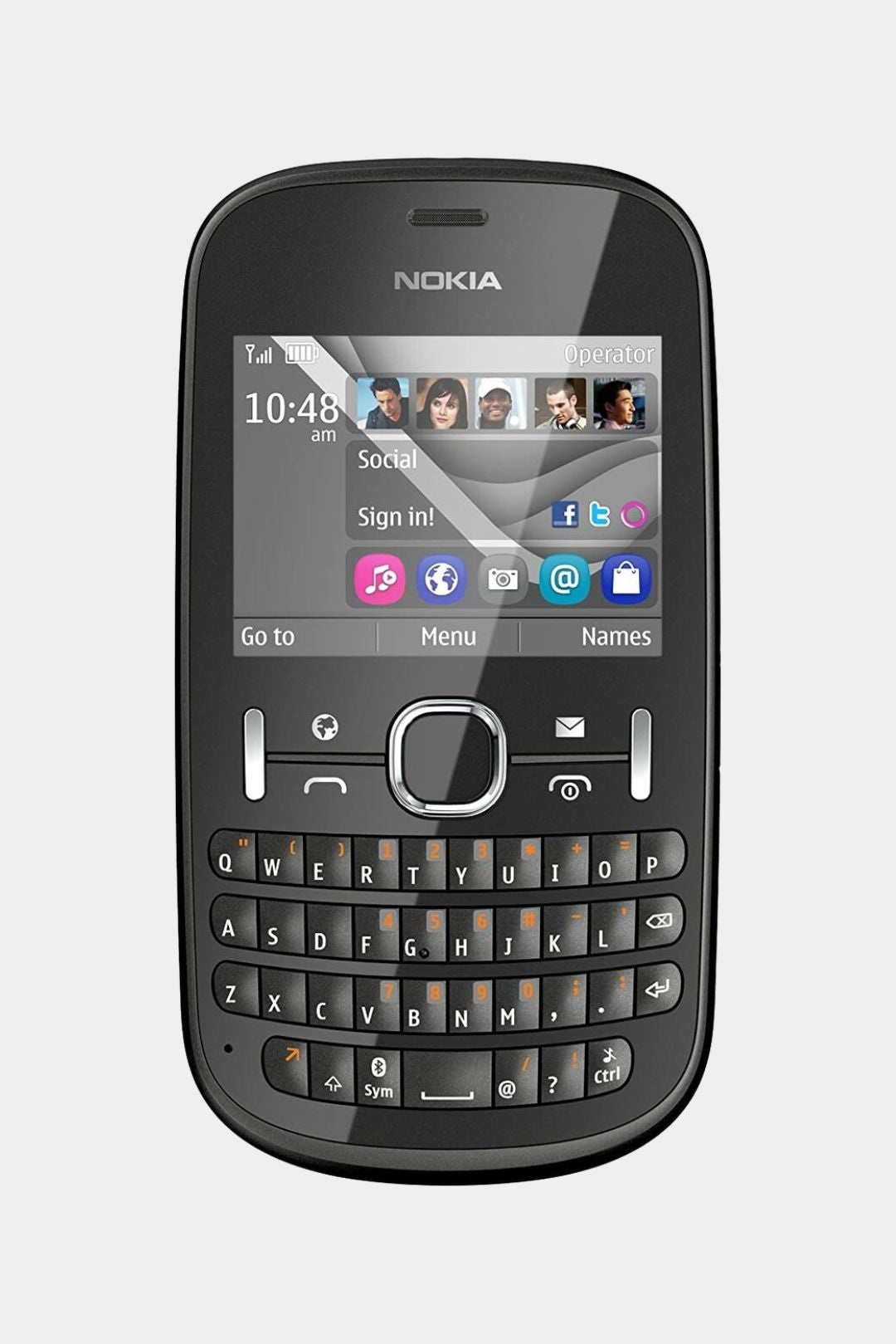 Nokia 201 Black Vintage Mobile