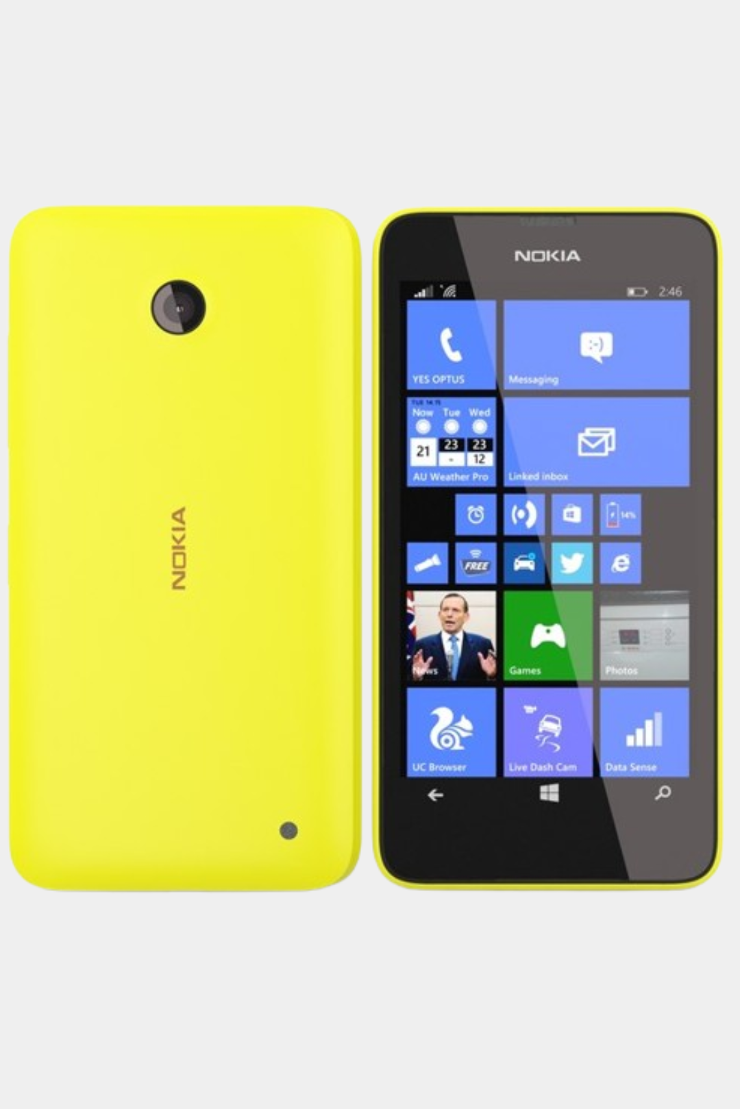Nokia Lumia 630 jaune Vintage Mobile