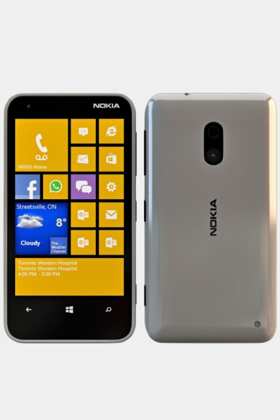 Nokia Lumia 620 Gris Vintage Mobile