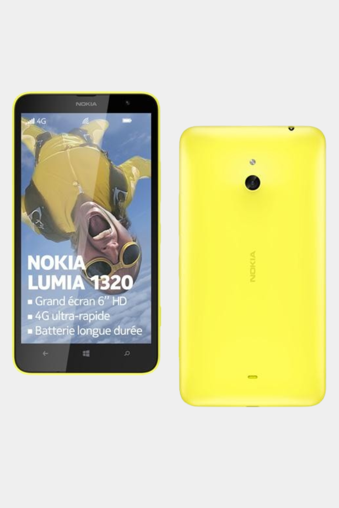 NOKIA Lumia 1320  Jaune Vintage Mobile