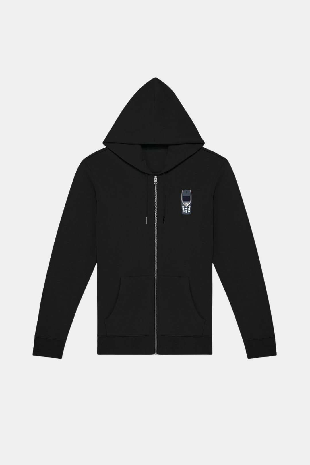 Sweat à capuche zippé unisexe Hommage 3310 TPOP