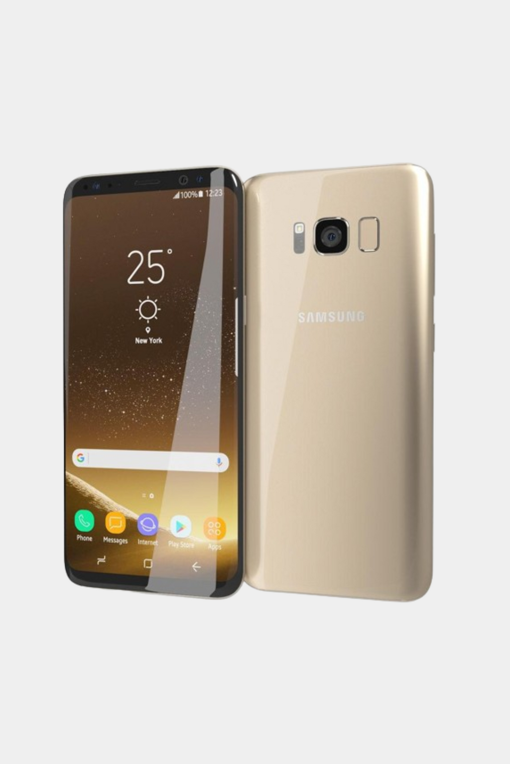 Samsung S8 Gold Vintage Mobile