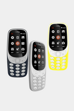 Nokia 3310（New style 2G) Jaune Vintage Mobile